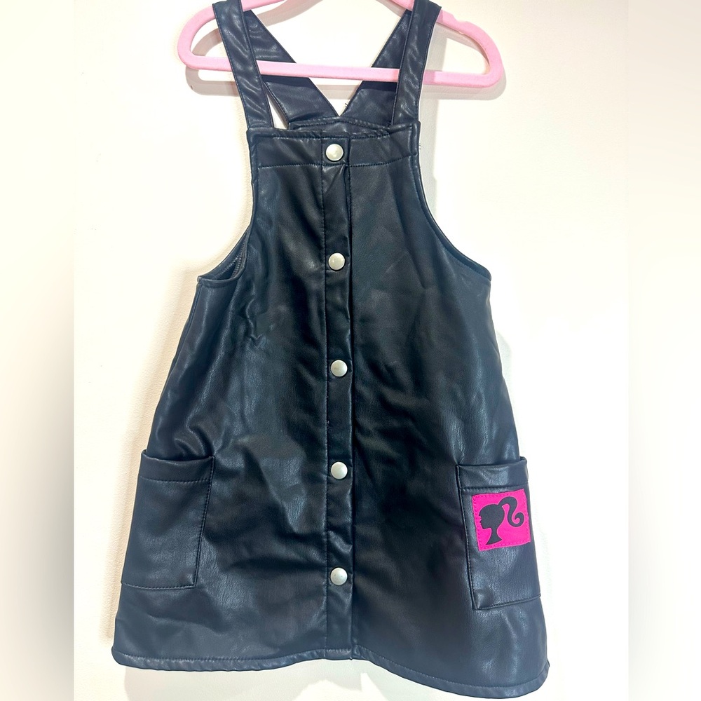 Barbie Faux Leather Jumper Dress – Size 5T